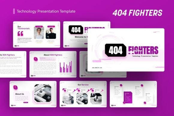Discover 404 Fighters: A Versatile Tech Presentation