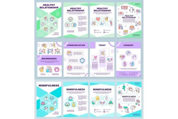 Discover Mindfulness Brochure Template Set