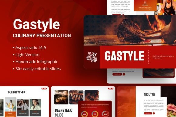 Discover the Versatility of Gastyle: A Premium Culinary Presentation Template
