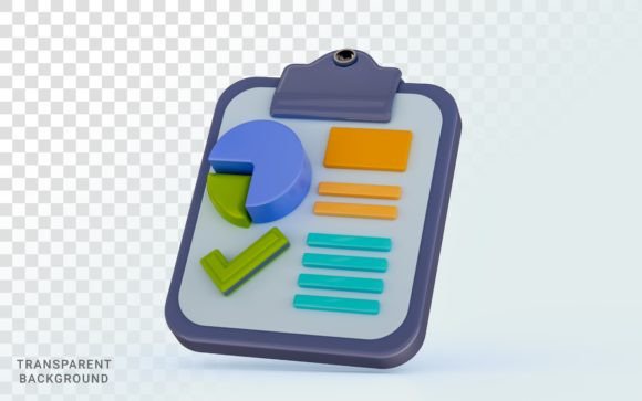 Enhance Your Projects with 3D Pie Chart Information Check Mark Icons