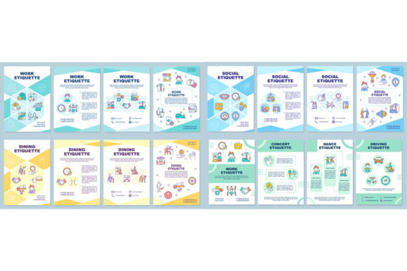 Enhance Your Social Etiquette Brochure Design