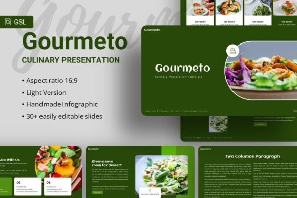 Exploring Gourmeto: A Versatile Google Slides Template for Creative Presentations