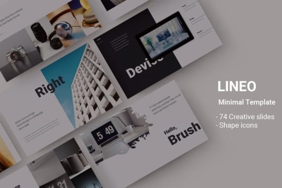 LINEO - A Minimal, Professional PPT Template