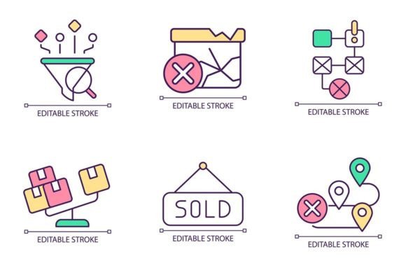 Strategic Use of Lean Manufacturing Concept Icon Set for Enhanced Productivity and Communication