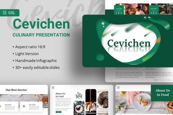 Unlock Your Creativity with Google Slides - Cevichen: A Versatile Presentation Template